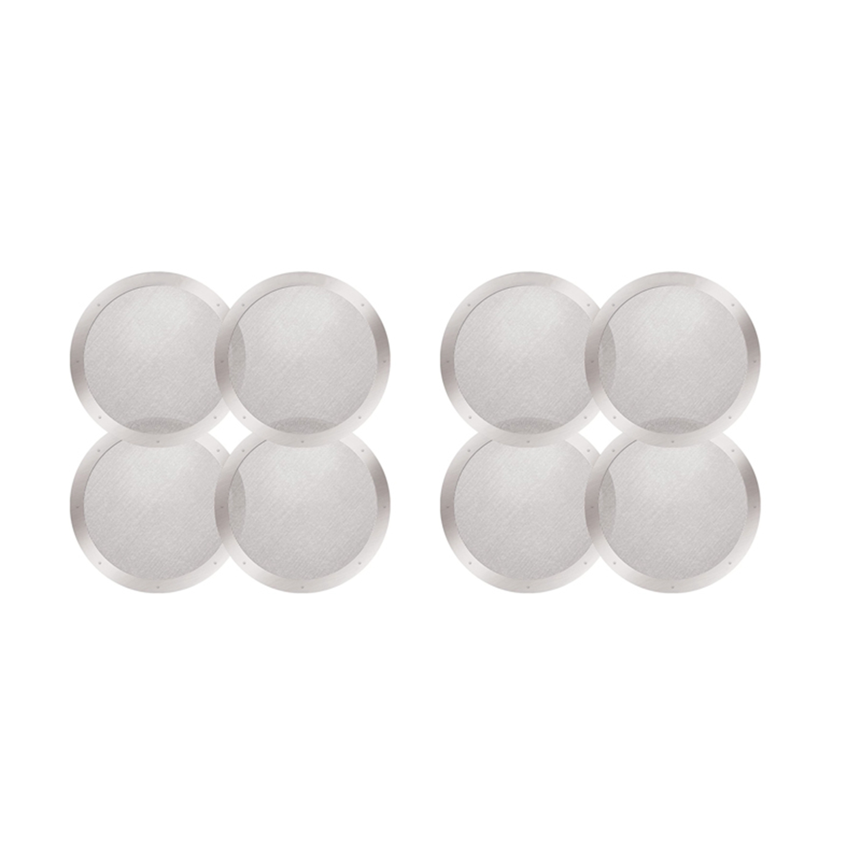 Aeropress Coffee Maker - A84X-8-Pack Filtres réutilisables en acier inoxydable