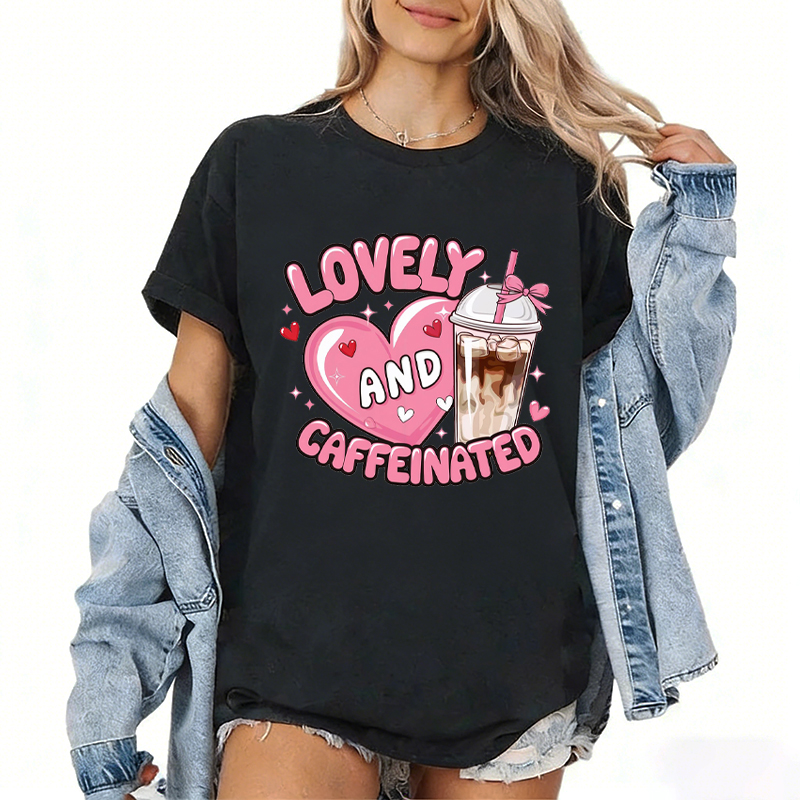 Coffee Tea Knits - T-shirt drôle à motif café, lait