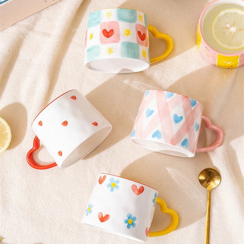 Coffee Tea Love - Tasse à café créative peinte à