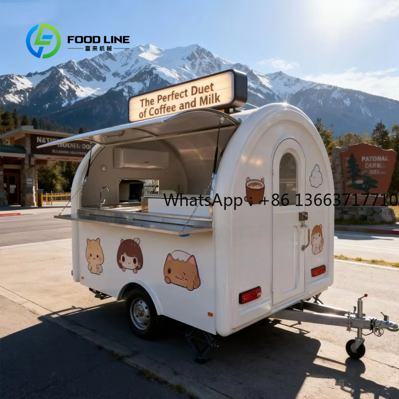 Coffee Tea Kiosk - Kiosque Commercial Personnalisé Haut de Gamme