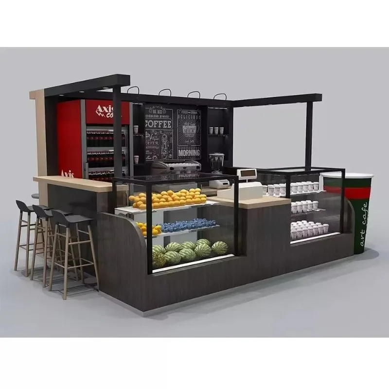 Coffee Tea Kiosk - Nouvelles Vitrines Réfrigérées Personnalisées FL 2026