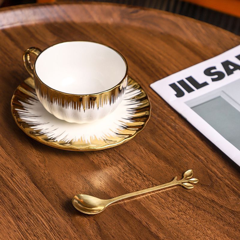 Espresso Cup Saucer - Tasse à café en porcelaine avec