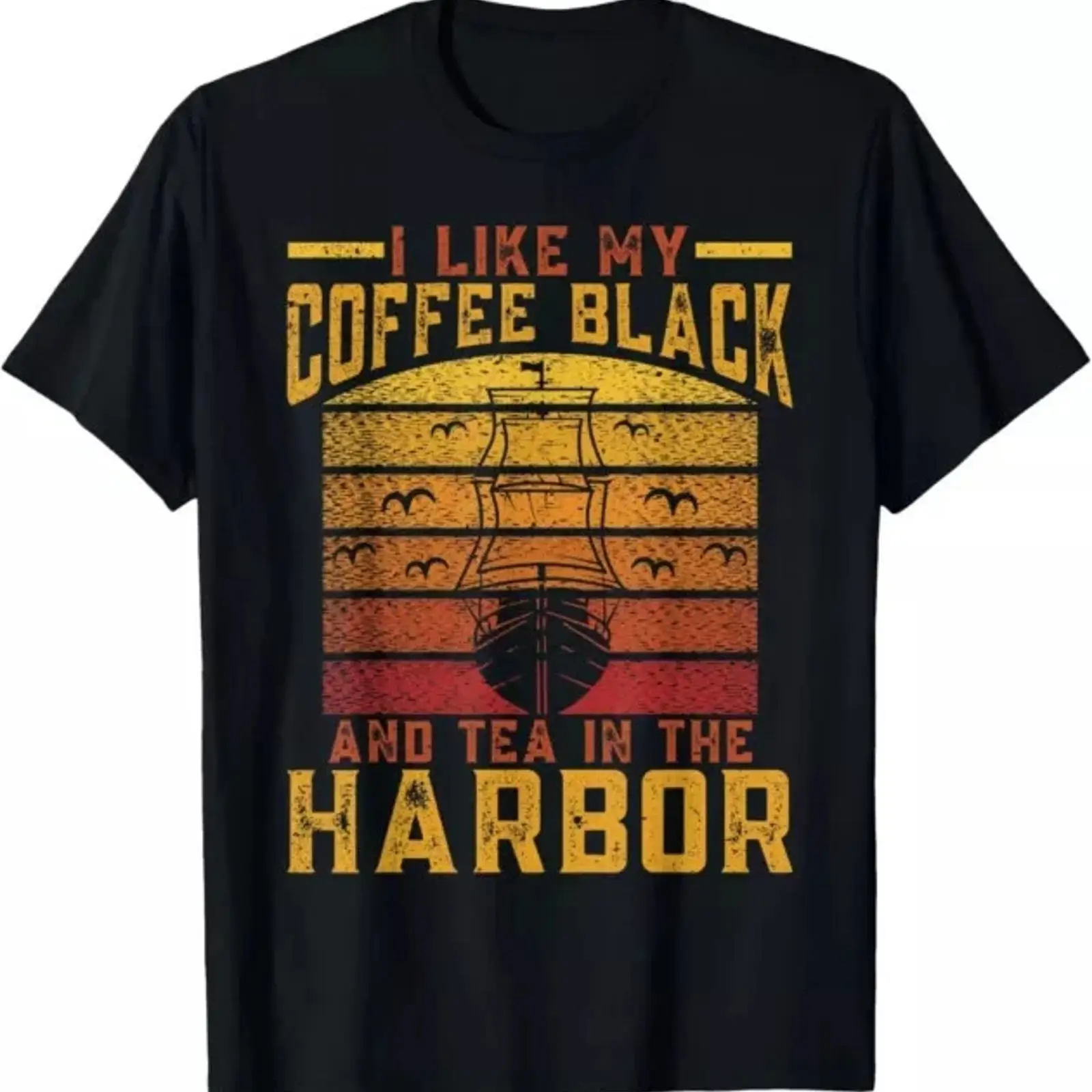 Coffee Tea Knits - T-shirt rétro « I Like My