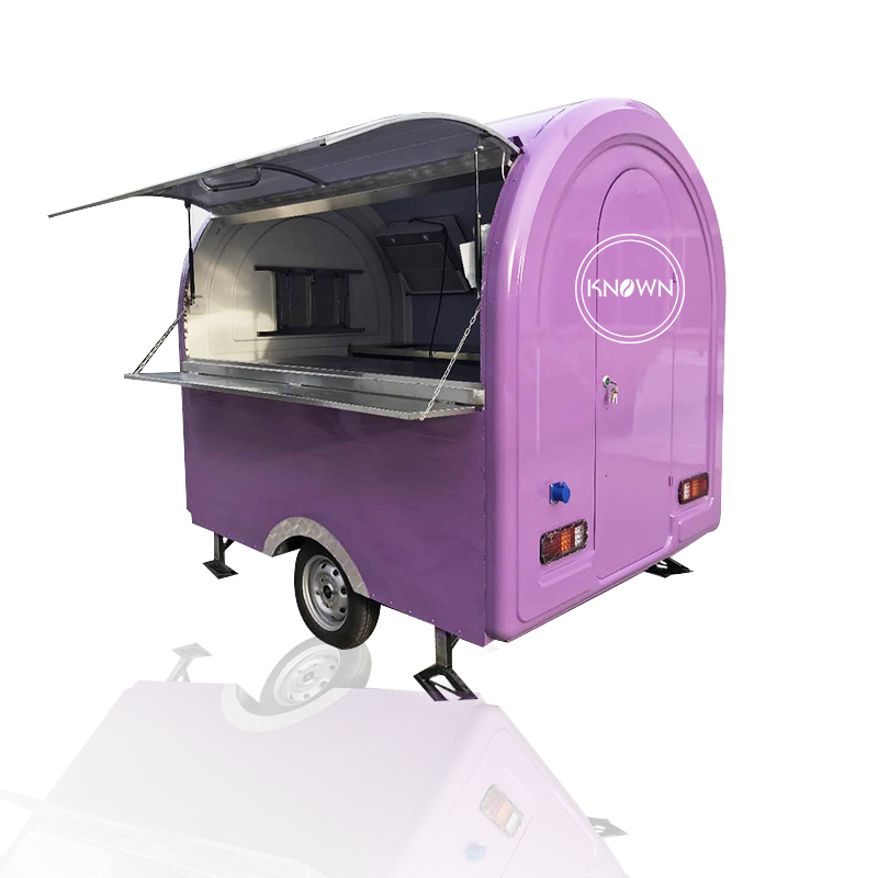 Coffee Tea Kiosk - Remorque alimentaire Tendances violet, cuisine mobile,