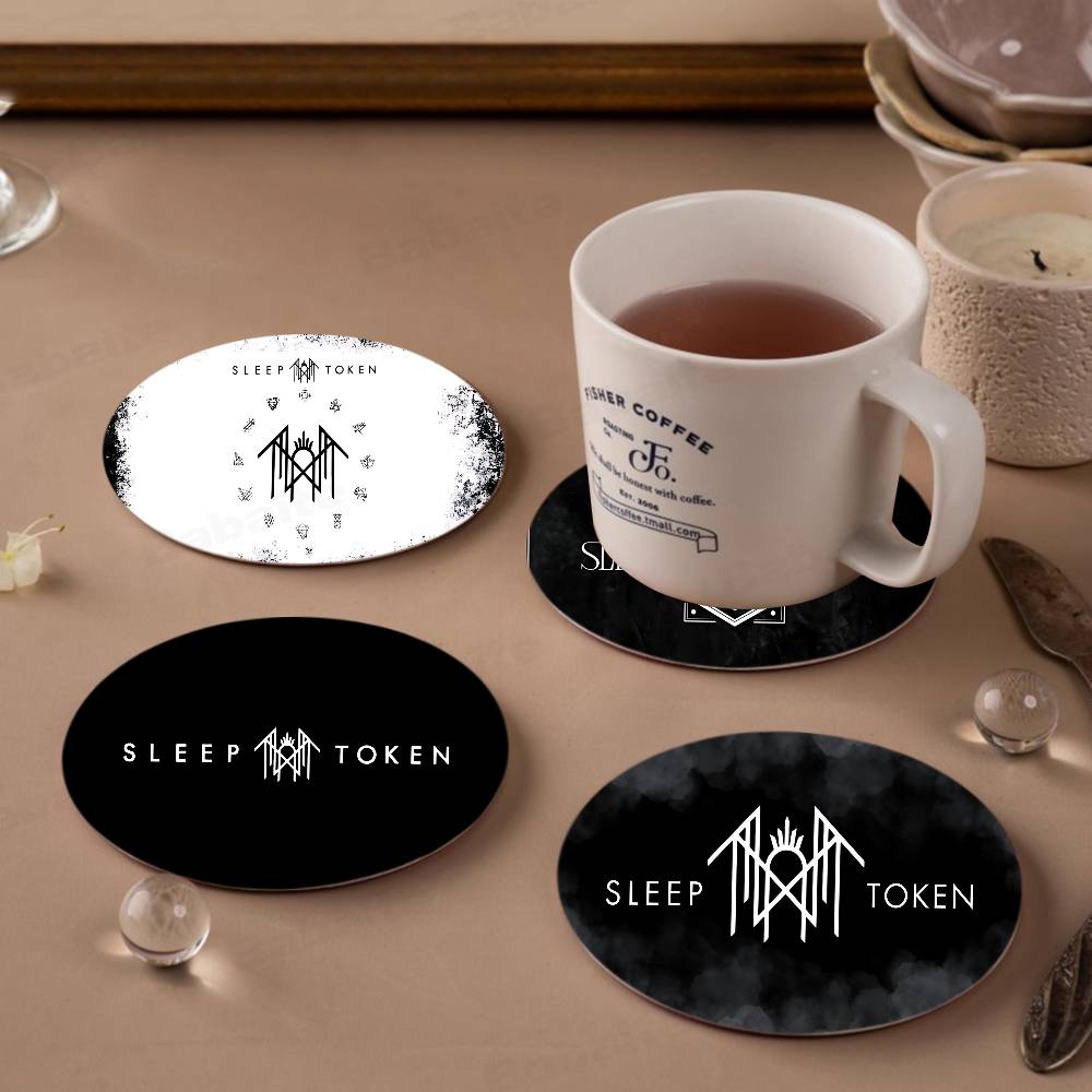 T And Tea Coffee - Ensemble de sous-verres S-Sleep T-Token Wood