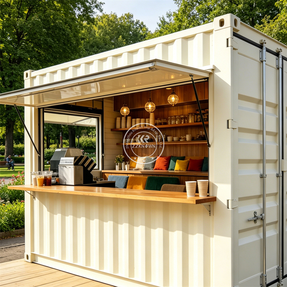 Coffee Tea Kiosk - Conteneur de cuisine mobile, remorque, kiosque