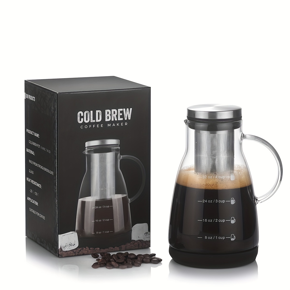 Juice Tea Coffee - Carafe à café froid classique en