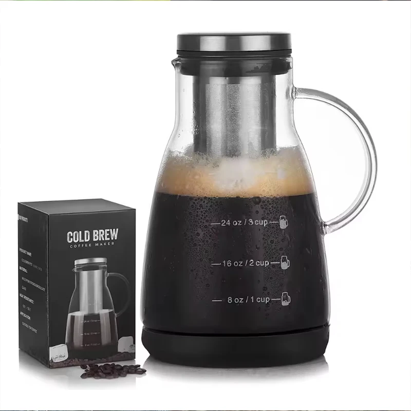 Juice Tea Coffee - Carafe en verre de 960 ml