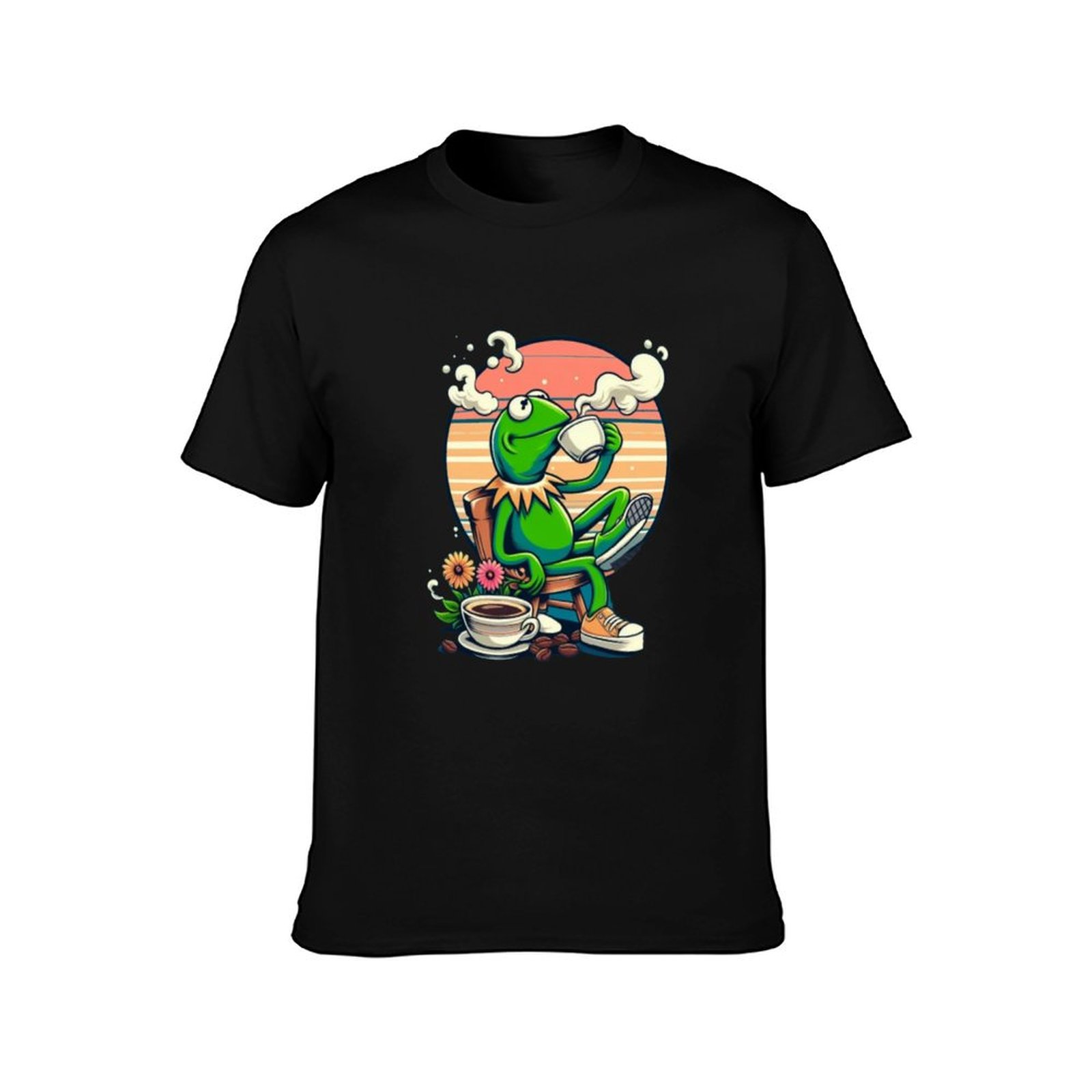 Kermit buvant du thé gif. Le d - Coffee Tea Knits avis et prix
