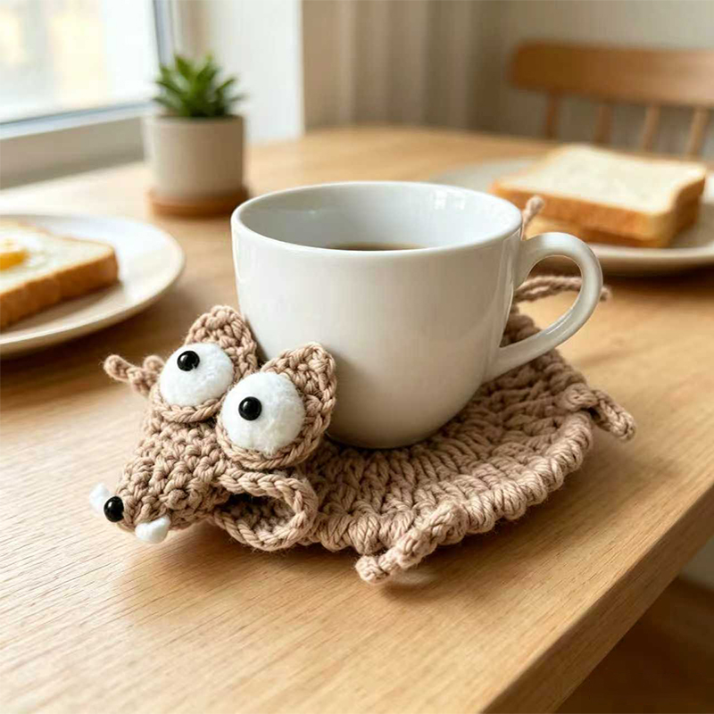 Sous-verre en crochet mignon e - Coffee Tea Knits avis et prix