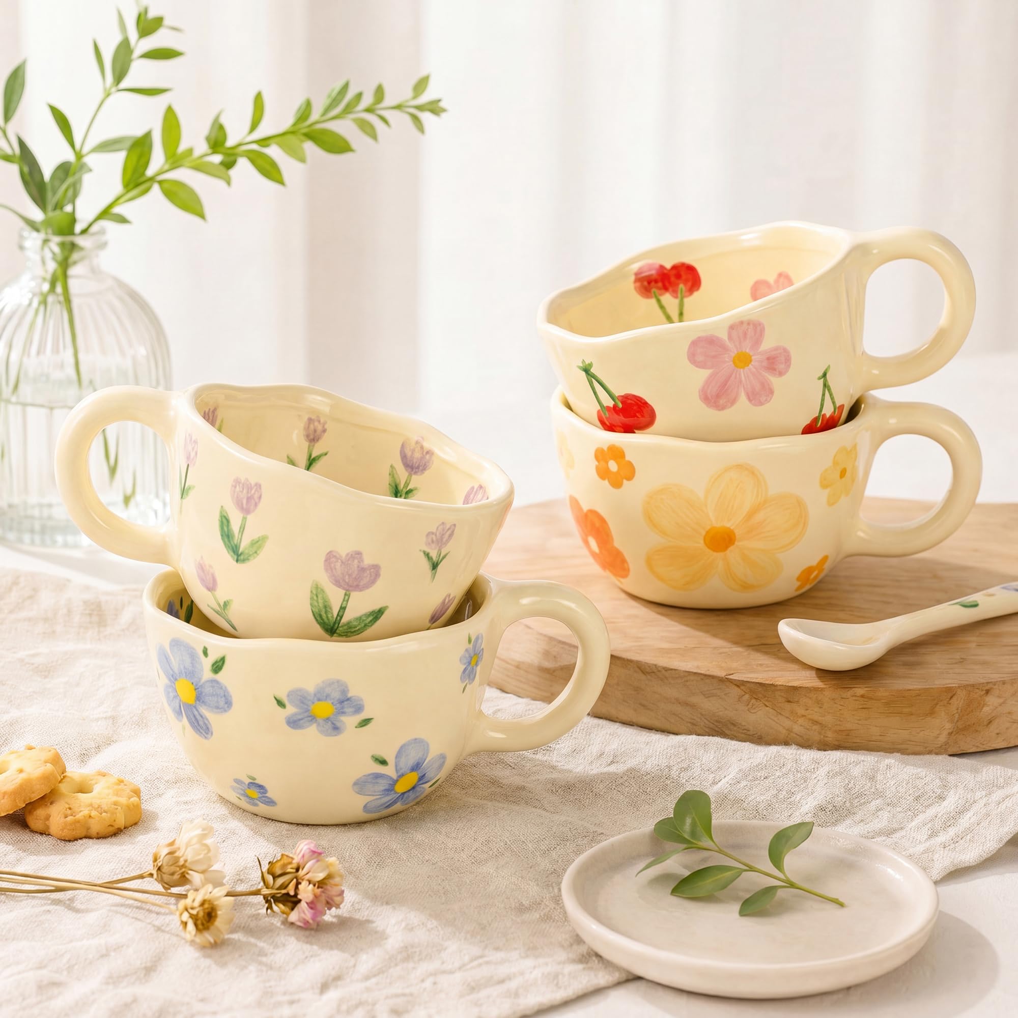 Lot de 4 tasses à café uniques - Coffee Tea Love avis et prix