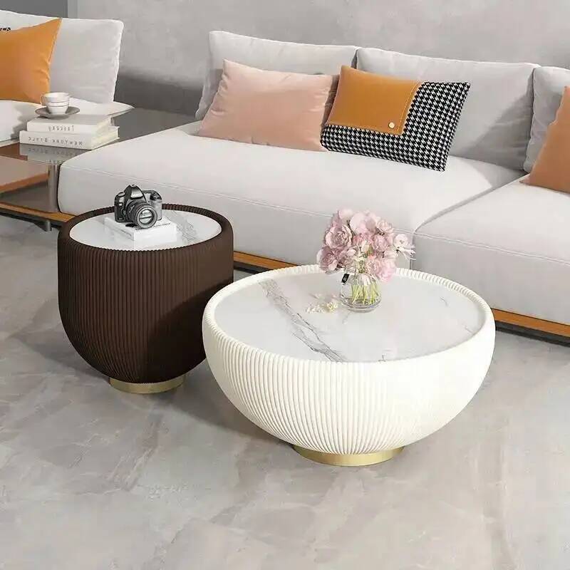 Table basse ronde moderne en m - Coffee Tea Library avis et prix