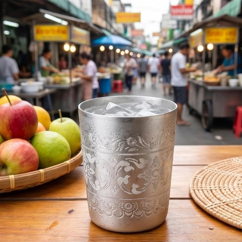 Tasse en étain thaïlandais, go - Coffee Tea Thai avis et prix