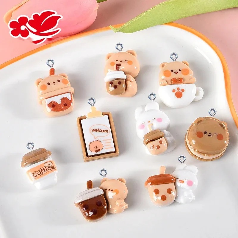 Pendentifs en résine Kawaii Mi - Coffee Tea Love avis et prix