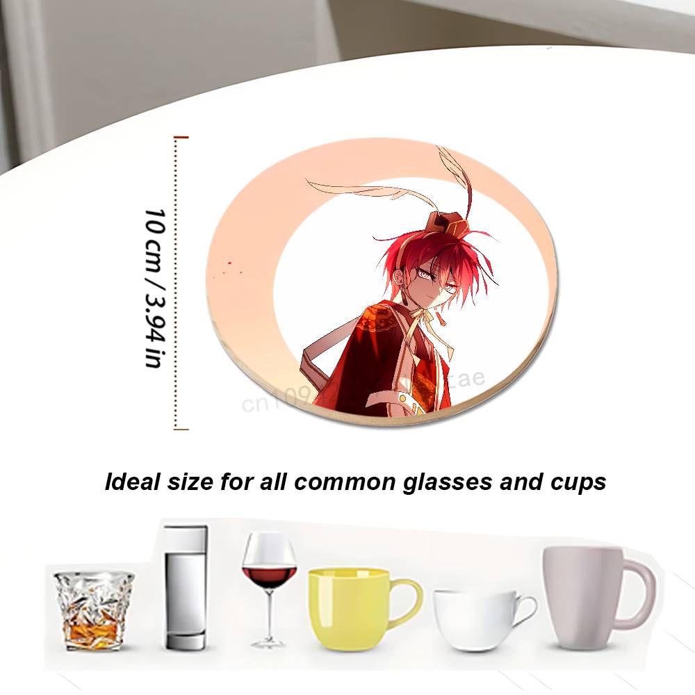 Sous-verres ronds en bois avec - T And Tea Coffee avis et prix