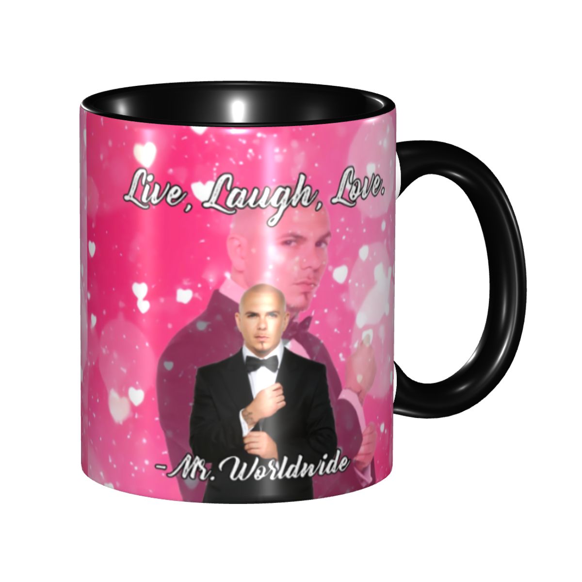 Tasse à café rose Mr World Day - Coffee Tea Love avis et prix