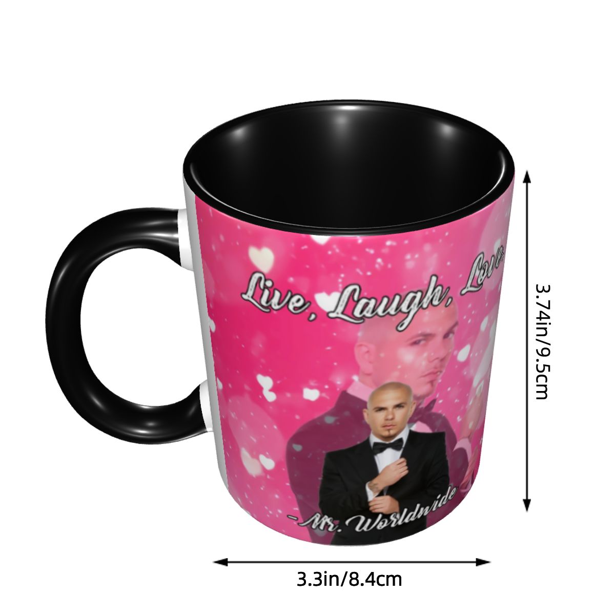 Tasse à café rose Mr World Day - Coffee Tea Love avis et prix