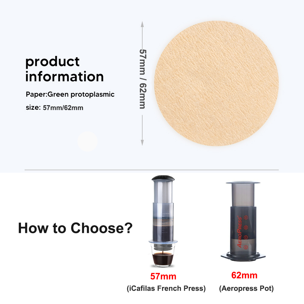 Papier filtre à café 57mm/63mm - Aeropress Coffee Maker avis et prix