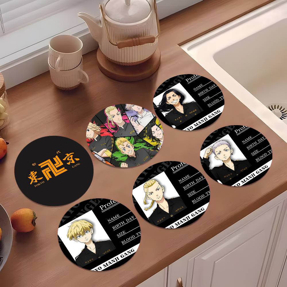 Sous-verres ronds en bois de 1 - T And Tea Coffee avis et prix