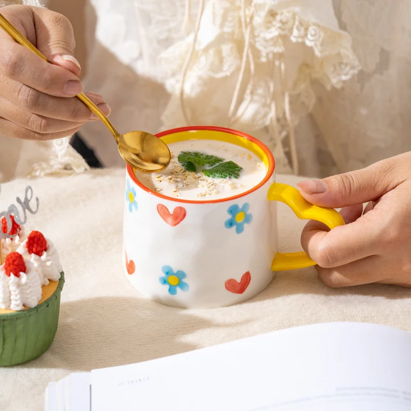 Tasse à café créative peinte à - Coffee Tea Love avis et prix