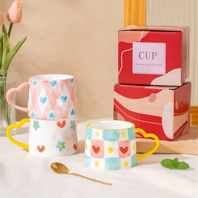 Tasse à café créative peinte à - Coffee Tea Love avis et prix