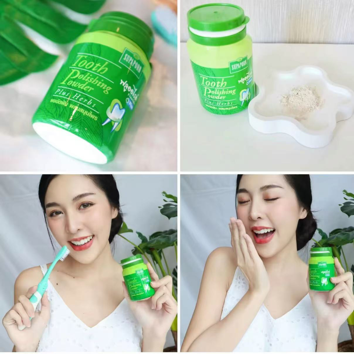 Poudre dentifrice à base de pl - Coffee Tea Thai avis et prix