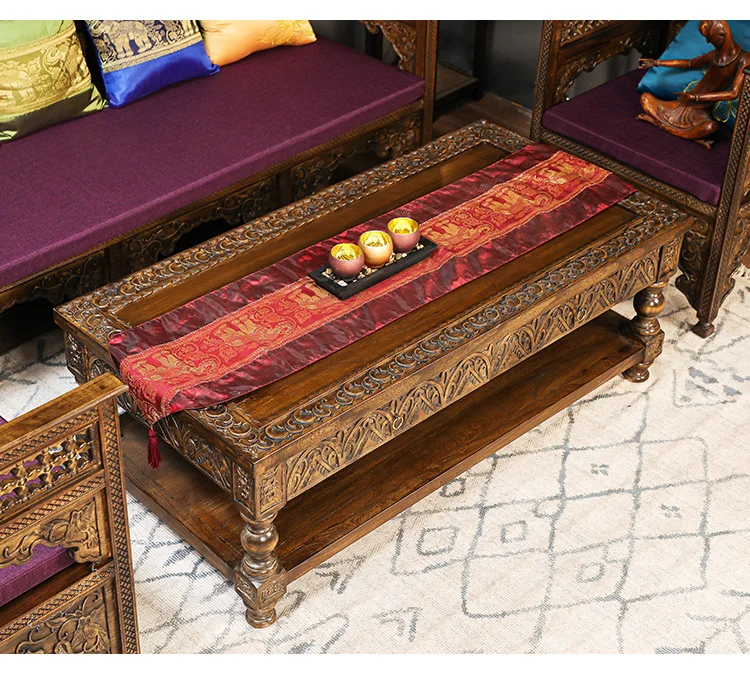 Table basse en bois massif de  - Coffee Tea Thai avis et prix