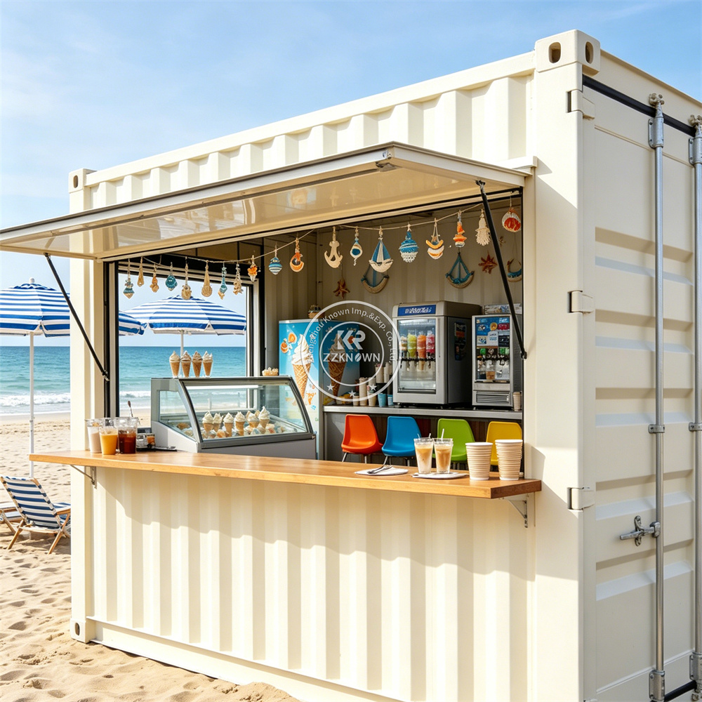 Conteneur mobile extérieur pou - Coffee Tea Kiosk avis et prix