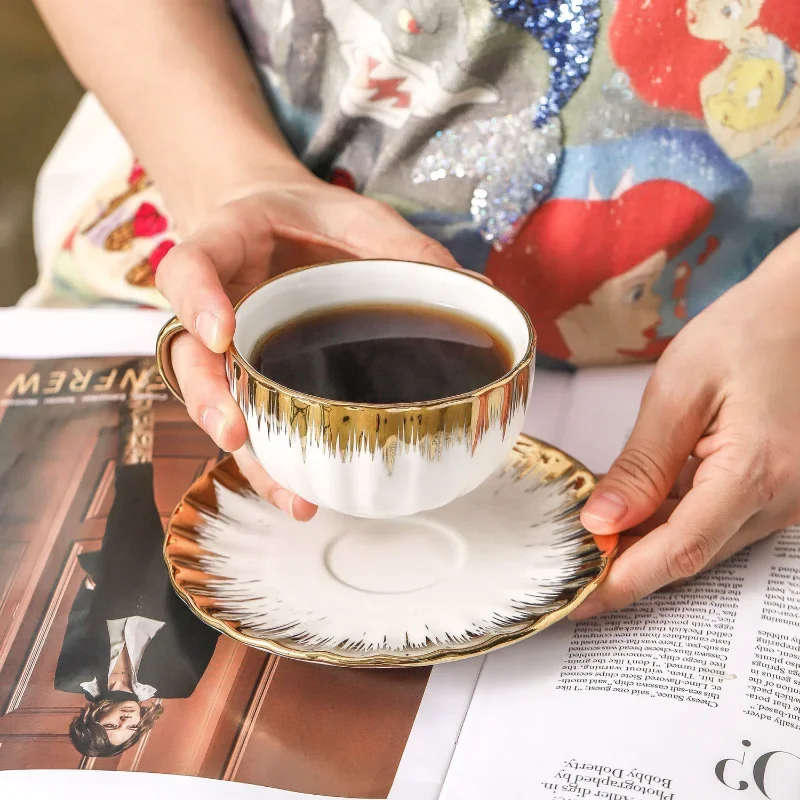 Tasse à café en porcelaine ave - Espresso Cup Saucer avis et prix
