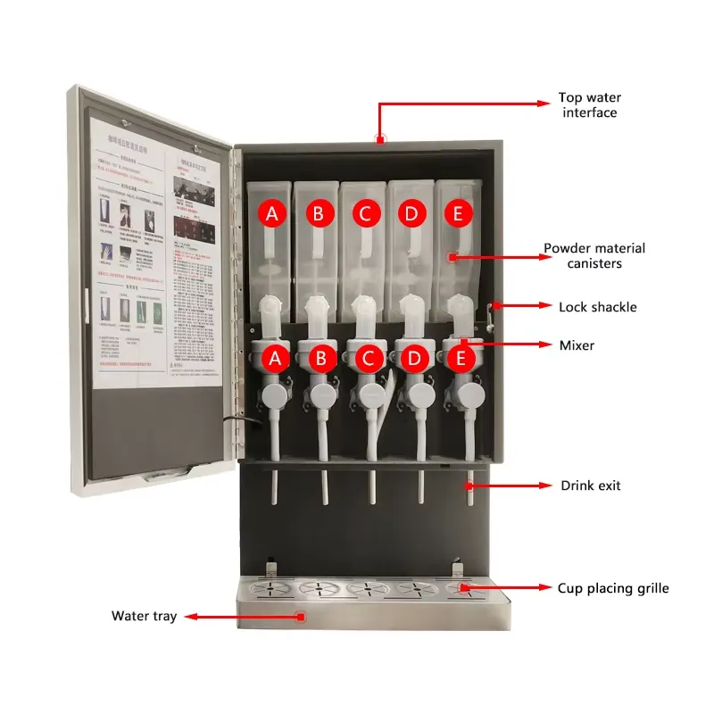 Machine à café glacé commercia - Coffee Tea Vending Machine For Office avis et prix