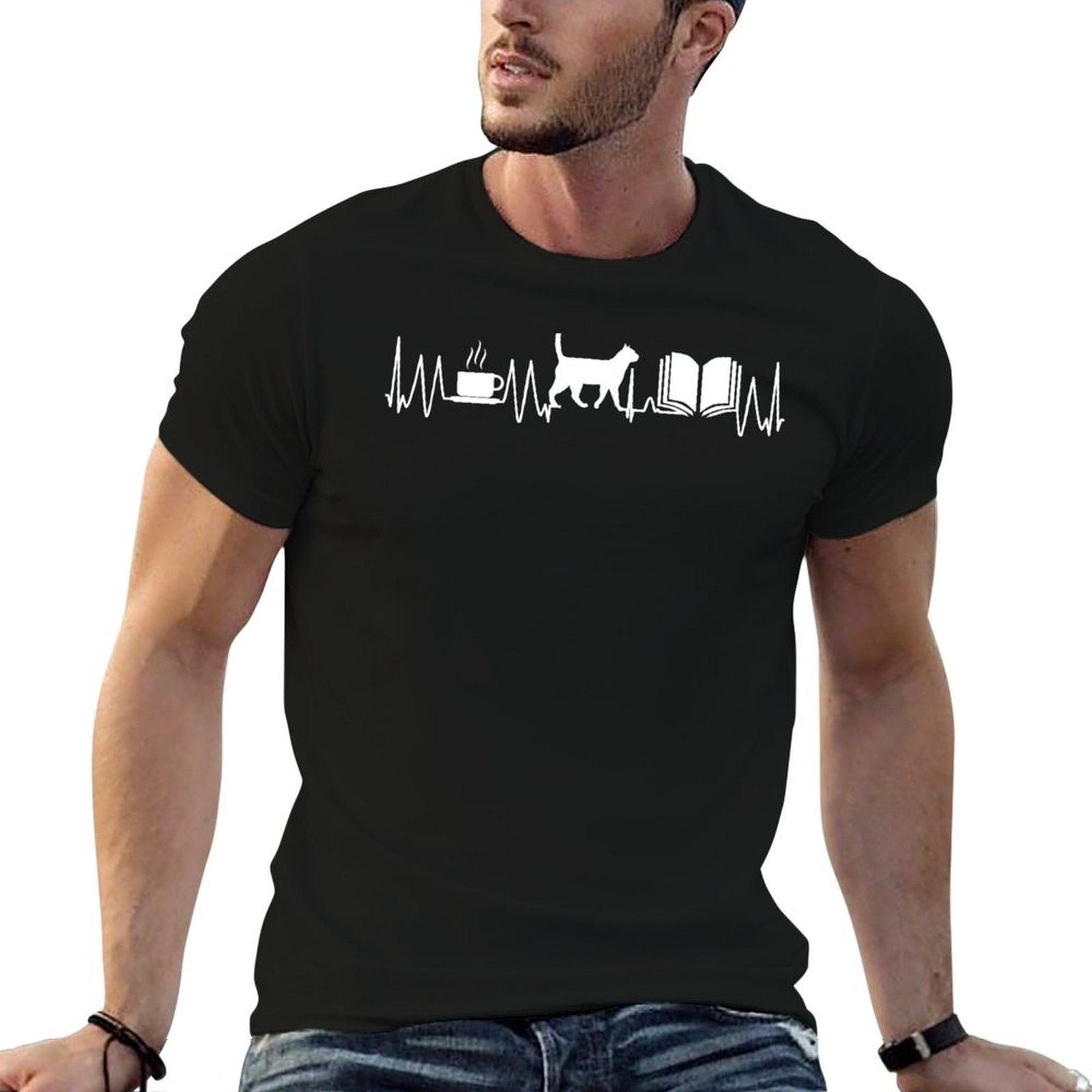 T-Shirt pour homme avec image  - Coffee Tea Knits avis et prix