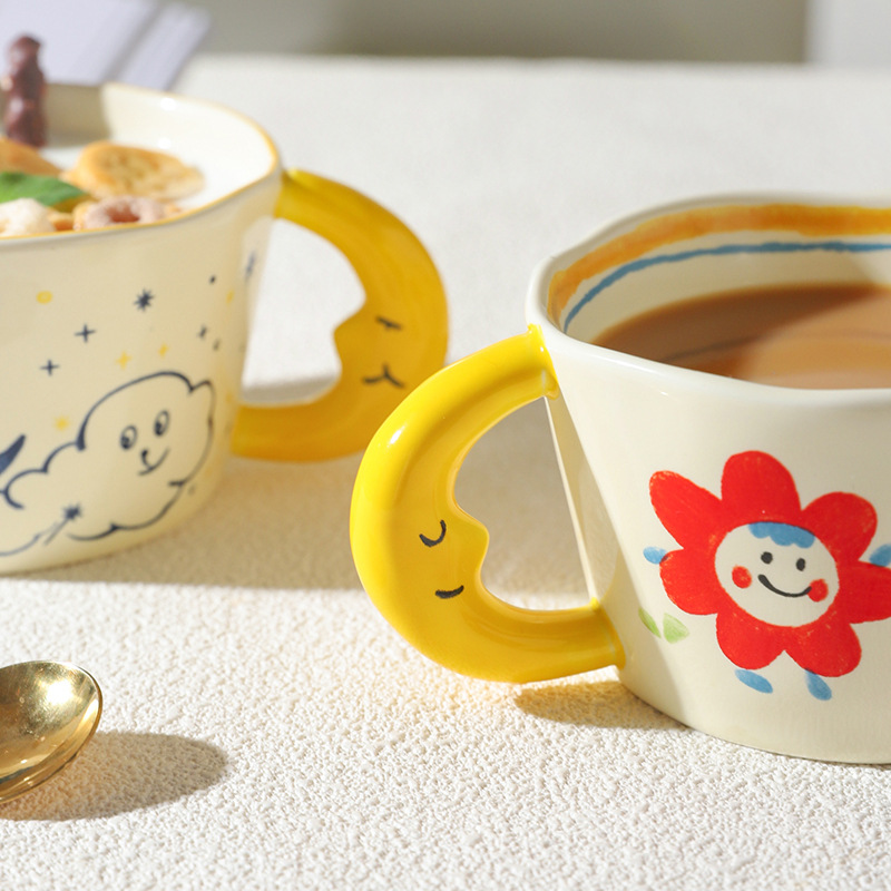 Tasse en céramique belle peint - Coffee Tea Love avis et prix