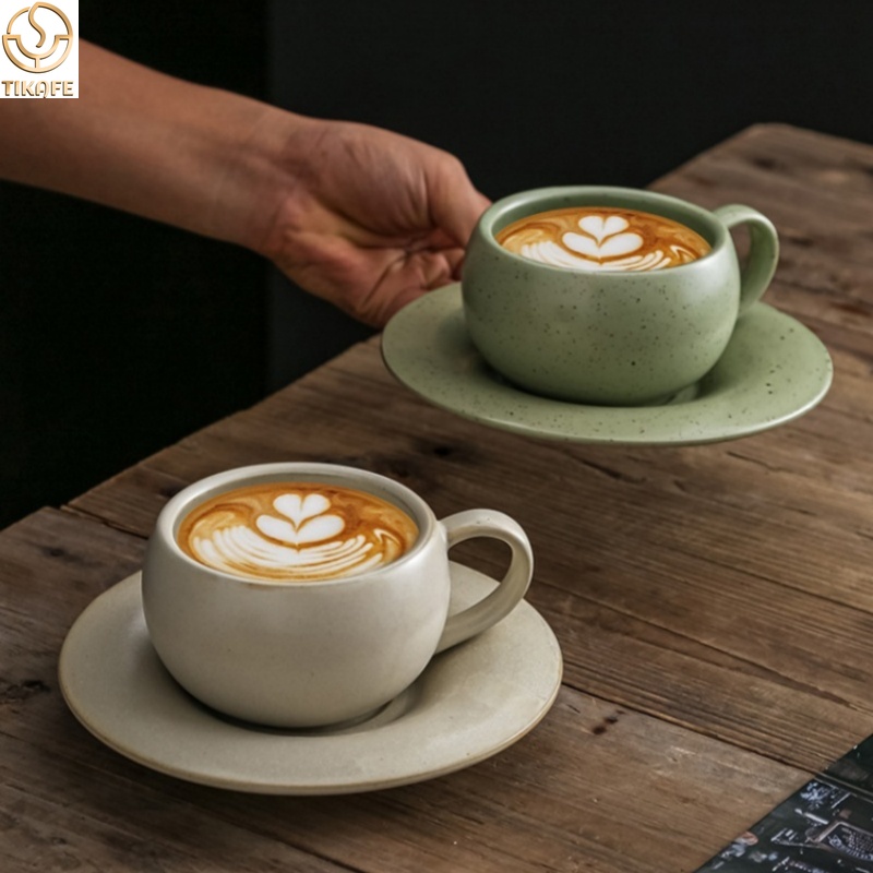 Tasse à café en céramique vint - Espresso Cup Saucer avis et prix