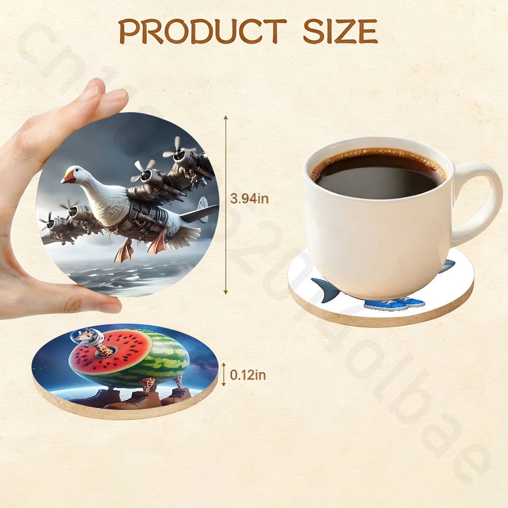 Sous-verre en bois Art B-Brain - T And Tea Coffee avis et prix